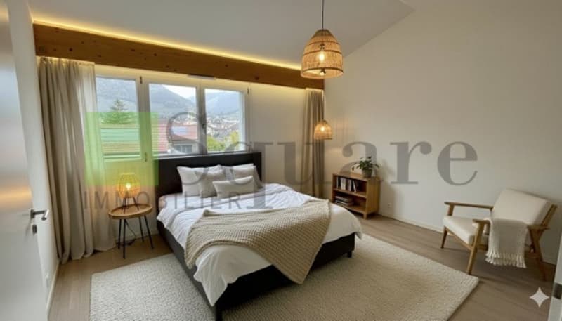 Magnifique appartement en attique de 4.5 pièces - terrasse panoramique (2)