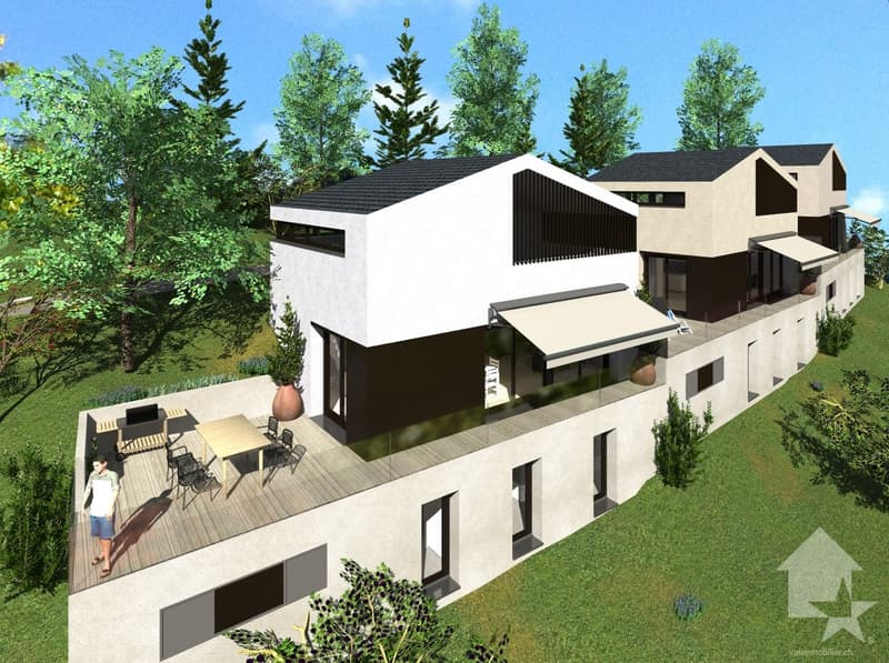 A construire, belle villa mitoyenne de 177 m2 habitables (1)
