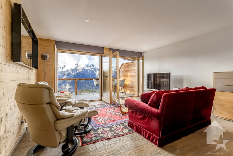 Superbe appartement, 4.5 p, 140 m2, ski-in ski-out, vue magnifique (1)