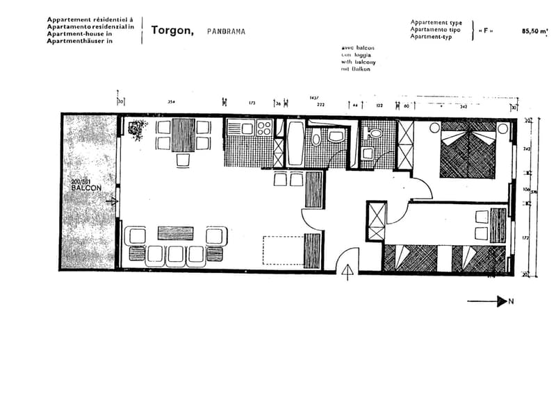 Torgon, 4.5 pces rénové dans la résidence le Panorama (11)