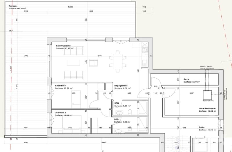Immeuble de trois appartements avec autorisation de construire (9)