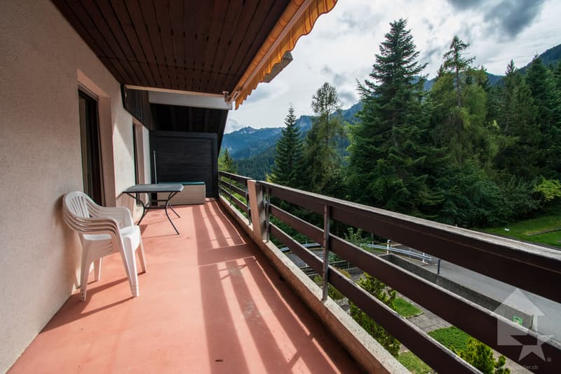 Torgon, renovated 3.5-room duplex in the "La Serve" building (8)