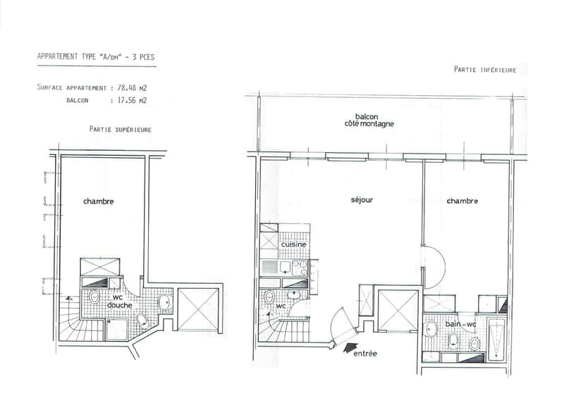 Torgon, renovated 3.5-room duplex in the "La Serve" building (12)