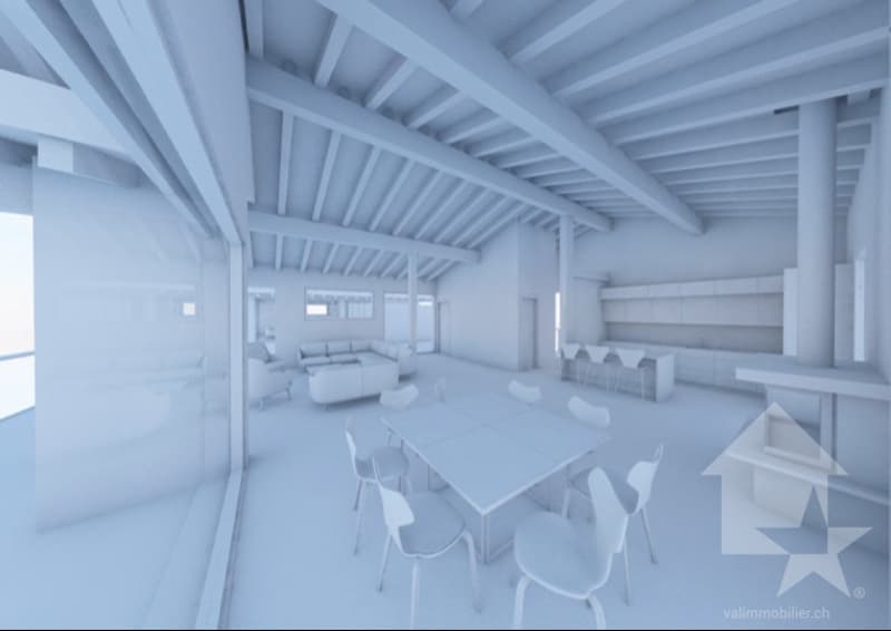 En construction, chalet traditionnel, quartier calme, vue panoramique (12)