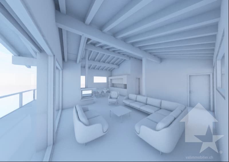 En construction, chalet traditionnel, quartier calme, vue panoramique (7)