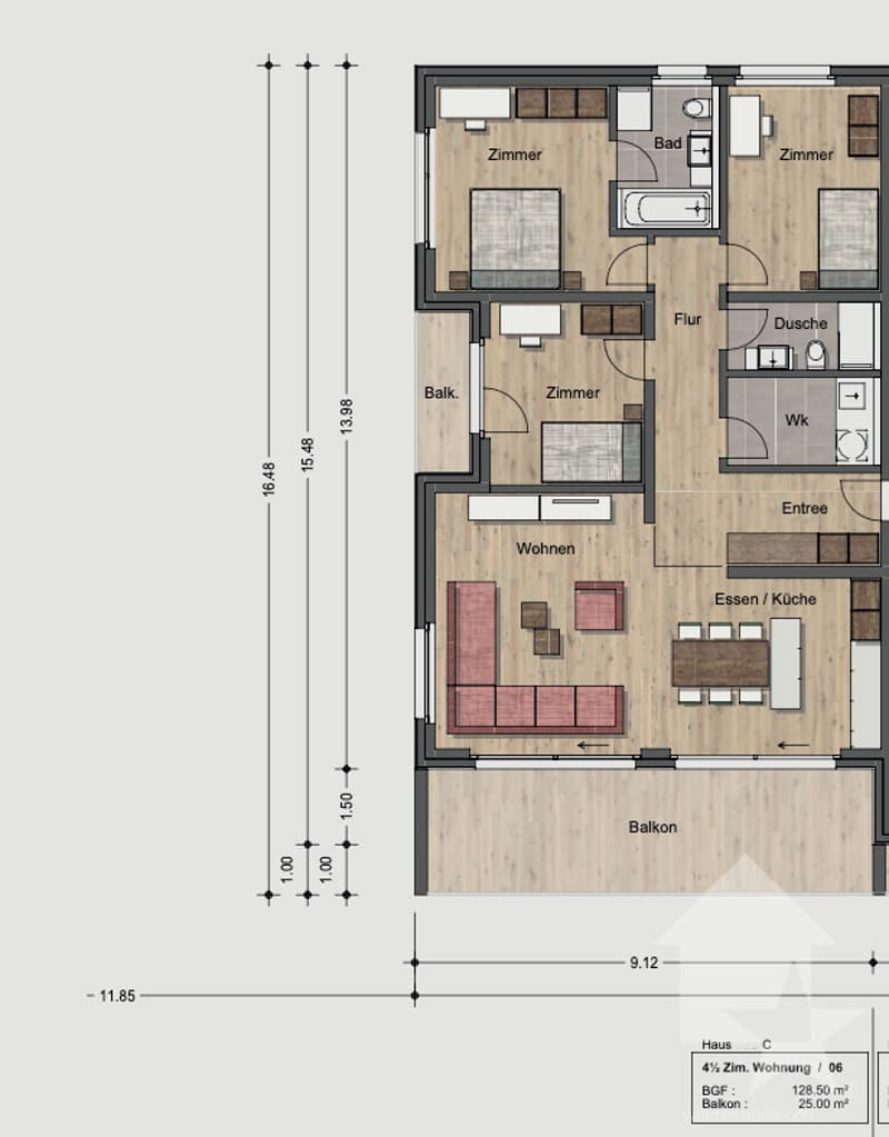 Nouveaux appartements résidentiels de 4,5 pièces (11)