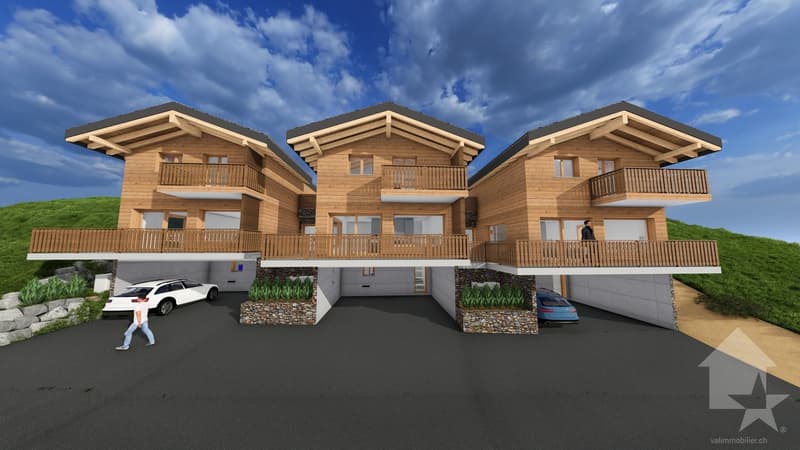 Magnificent 4.5-room chalet with terrace and lawn (8)