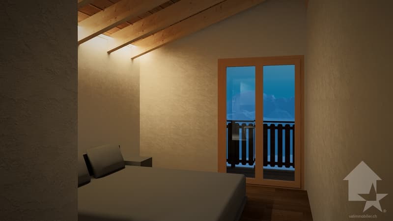 Magnificent 4.5-room chalet with terrace and lawn (10)