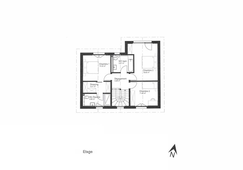 Les Giettes, Hameau du Nant - new chalet (8)