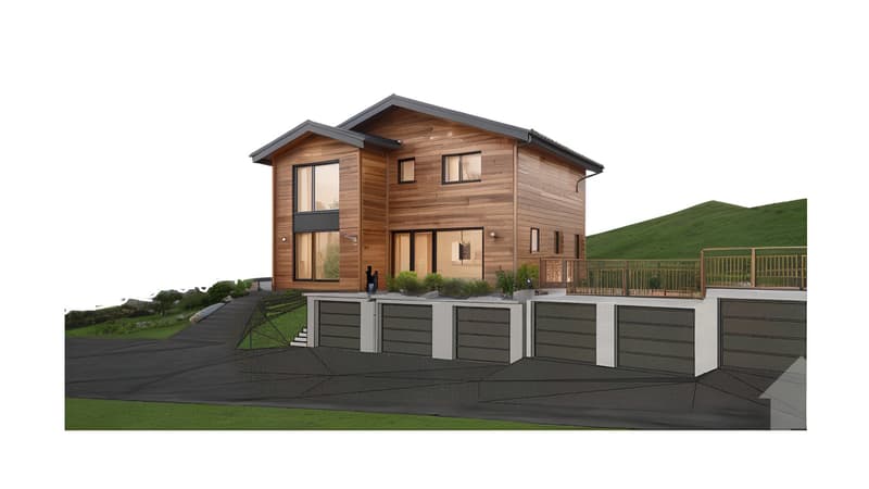Les Giettes, Hameau du Nant - new chalet (2)