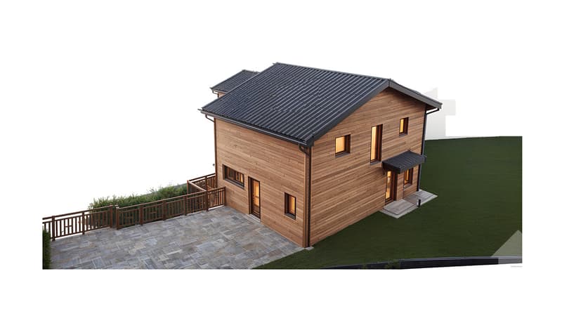 Les Giettes, Hameau du Nant - new chalet (3)