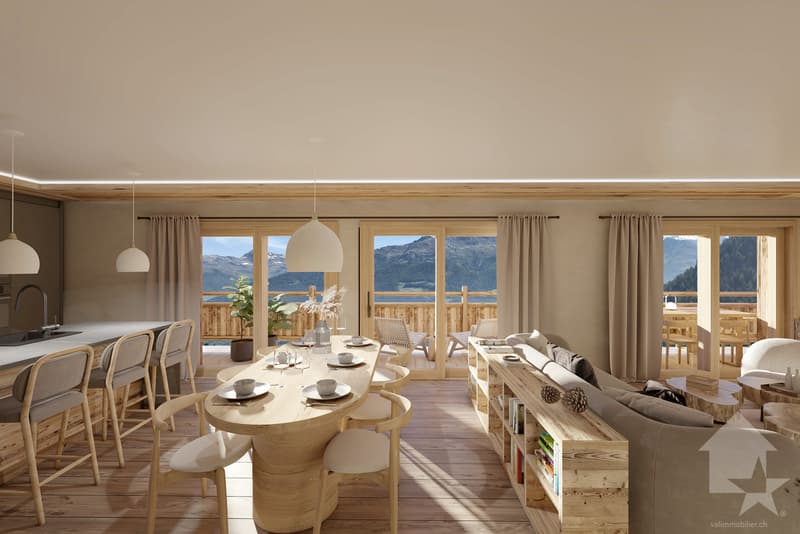 Appartement de standing à deux pas des pistes sans obligation de louer (2)