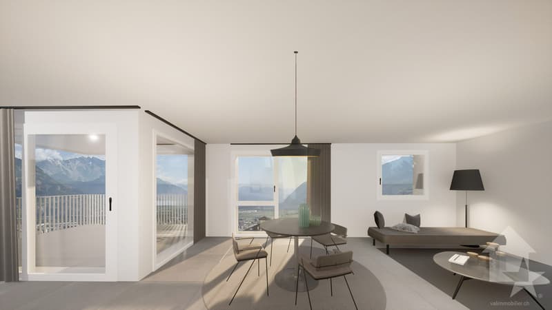 Appartamento 3,5 locali di 96m2 con giardino di 38m2 e 2 posti auto (7)