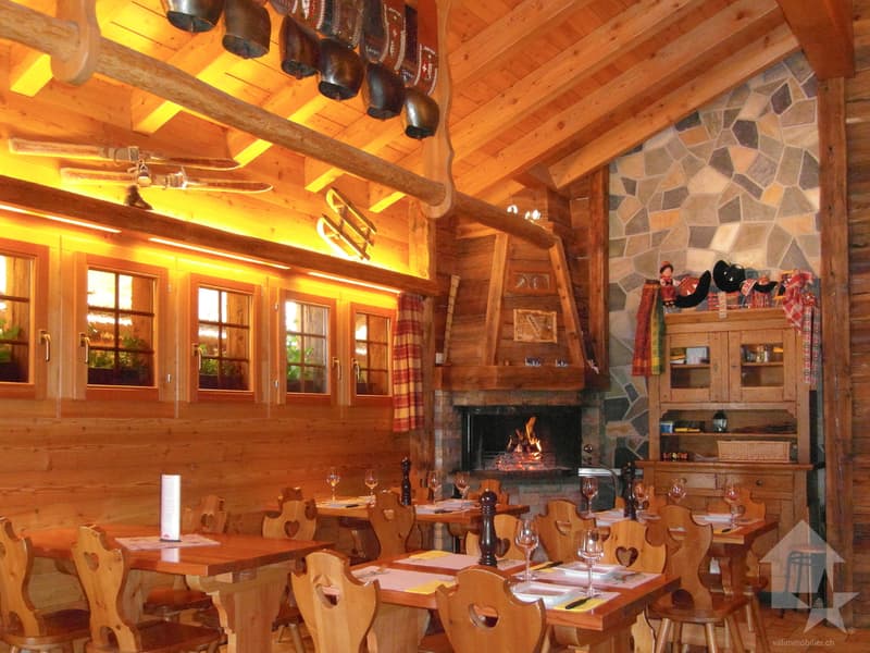 Magnificent Restaurant in the center of Evolène with separate apartment (5)