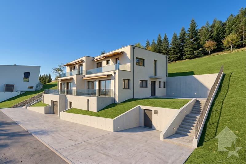 Promotion de 2 villas mitoyennes de 4.5 pces au calme, vue panoramique (2)