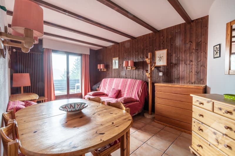 Torgon, 2 pezzi con vista sulla pianura nella residenza Le Cleuset (4)
