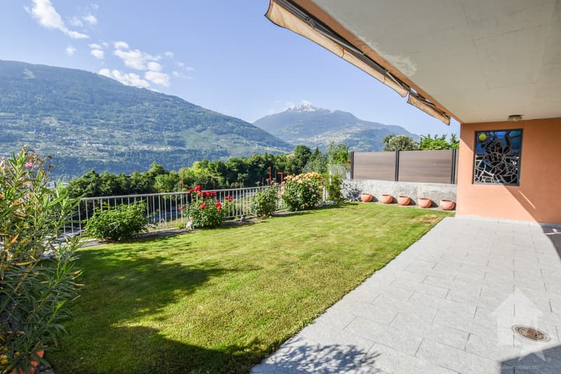 Sion, quartier de Gravelone, jolie maison contiguë (5)