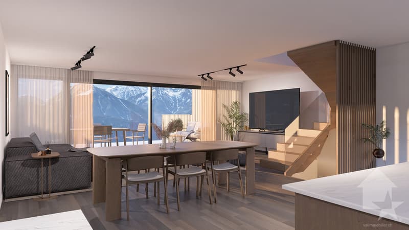 Villa semidetached magnifica di 4,5 locali nel comune di Vex (4)