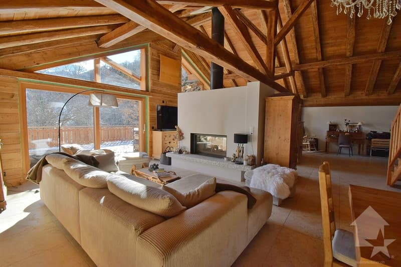 Magnifique chalet, spacieux, rénové avec un garage + terrasse (4)