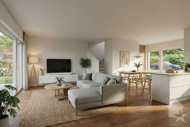 Maison contiguë moderne de 5.5 pièces dans un environnement calme (3)