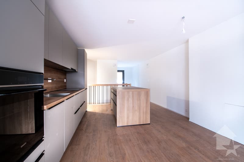 Val-d'Illiez, superb 182 m2 duplex with professional office (2)