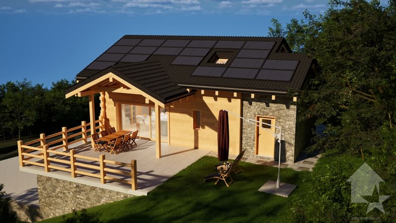 3 exceptional chalets to be built in an eco-district in La Tzoumaz (8)