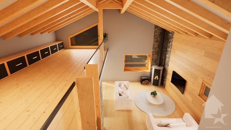 3 exceptional chalets to be built in an eco-district in La Tzoumaz (4)