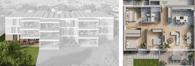 Appartement 4.5 pièces - Lot A1 - Les jardins de Plan-Conthey (12)