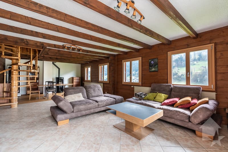 Troistorrents, individual chalet with 6.5 rooms and a view (4)
