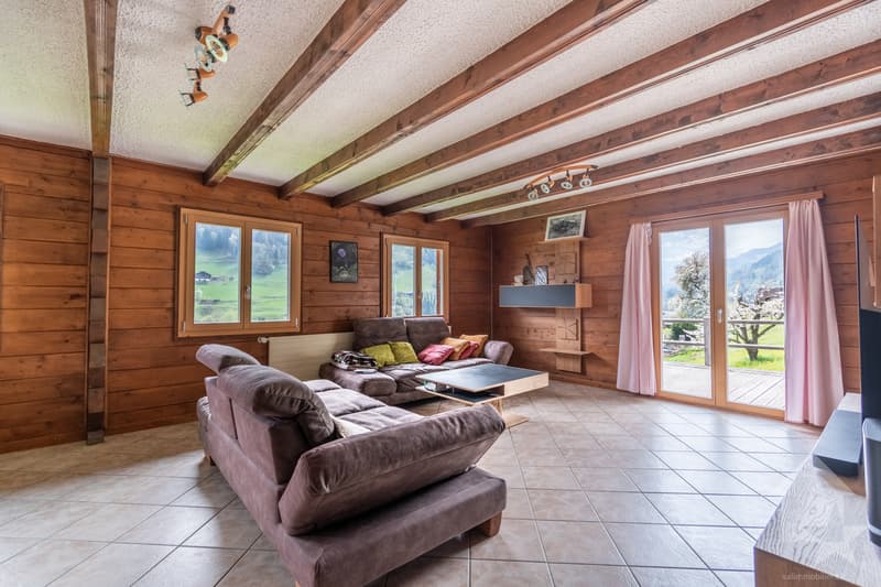 Troistorrents, individual chalet with 6.5 rooms and a view (5)