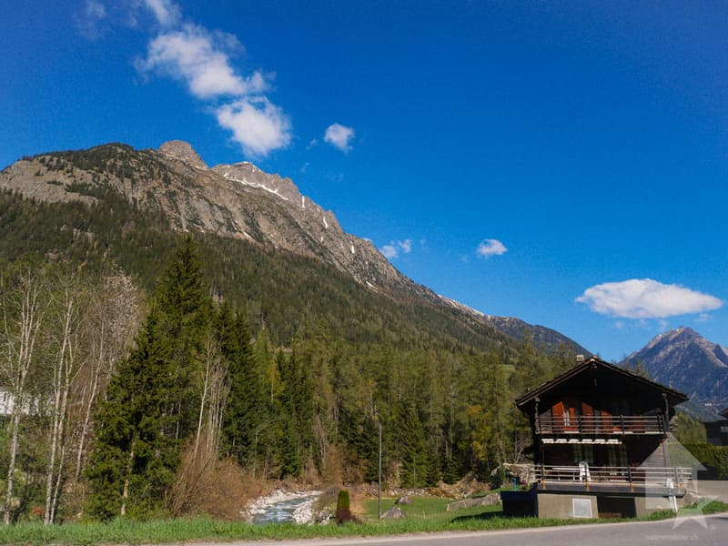Le chalet et la vue