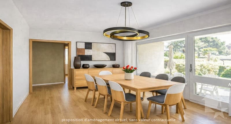 Charmante villa de 6.5 pcs avec magnifique jardin, situation idéale et calme (11)