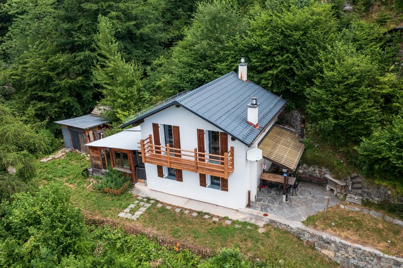 Magnificent renovated chalet on a 3'932 m2 plot (1)