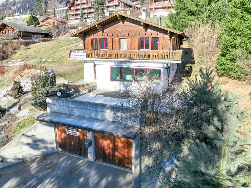 Charmant chalet de 5.5p, belle situation au centre de la station (1)