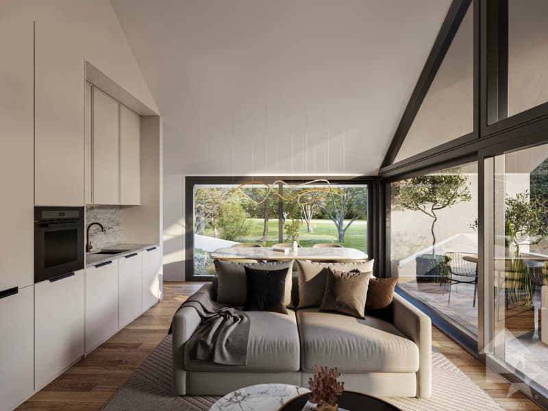 Appartement 3.5 pièces avec jardin à l'architecture moderne et épurée (2)