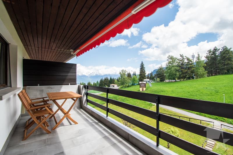 Torgon, spacious 2.5-room apartment renovated in the "Le Panorama" residence (6)