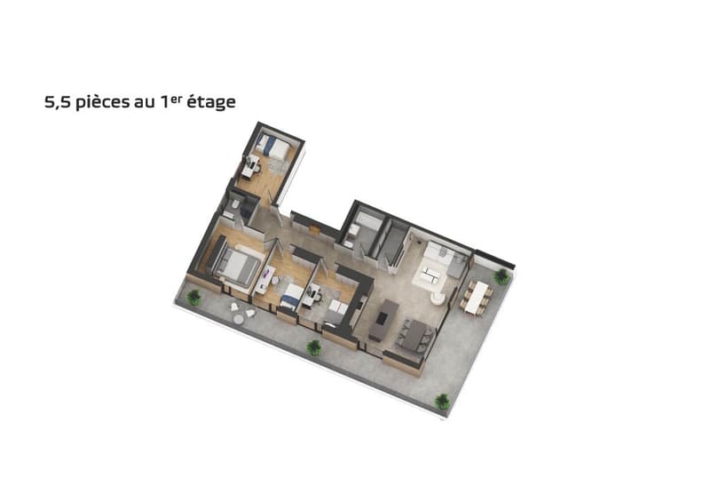 Chermignon, last 5.5-room new building under construction (8)
