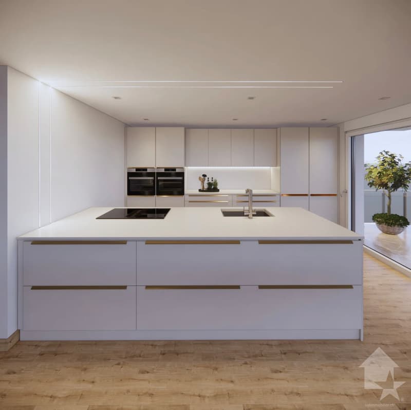 Attic with 4.5 rooms, very well located, with balcony and terrace (11)
