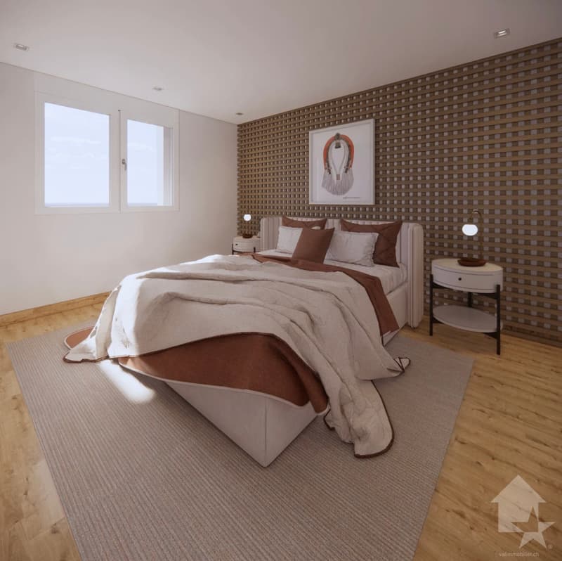 Attic with 4.5 rooms, very well located, with balcony and terrace (3)
