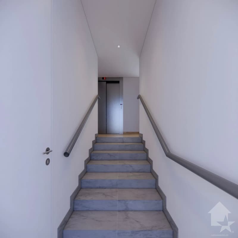 Attic with 4.5 rooms, very well located, with balcony and terrace (10)