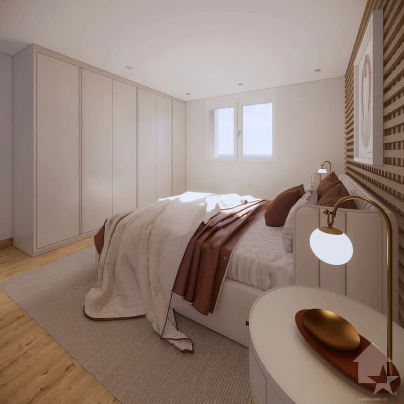 Attic with 4.5 rooms, very well located, with balcony and terrace (9)