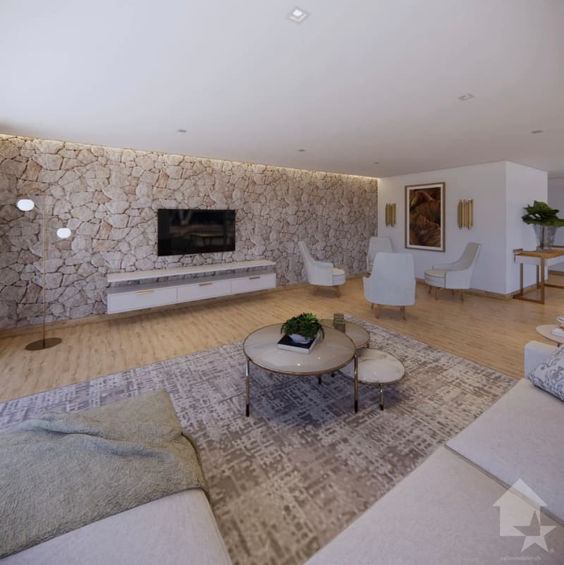 Attic with 4.5 rooms, very well located, with balcony and terrace (2)