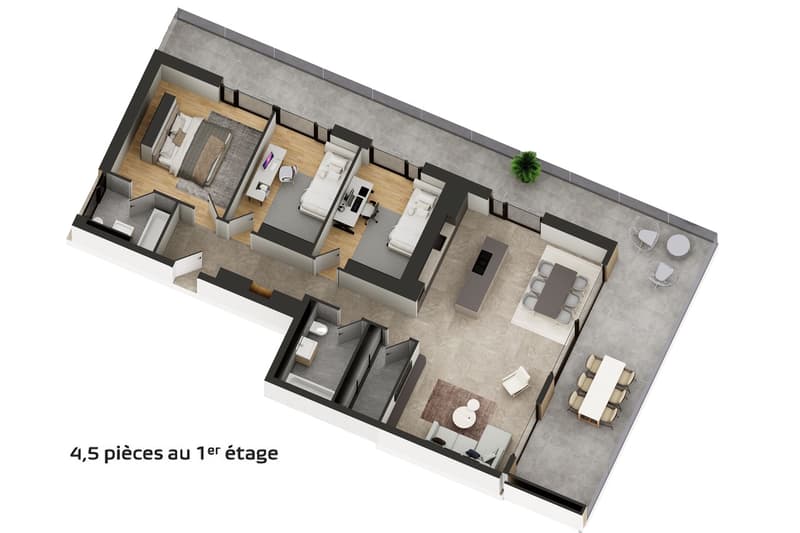 Chermignon, 4.5 rooms new on the 1st floor (8)