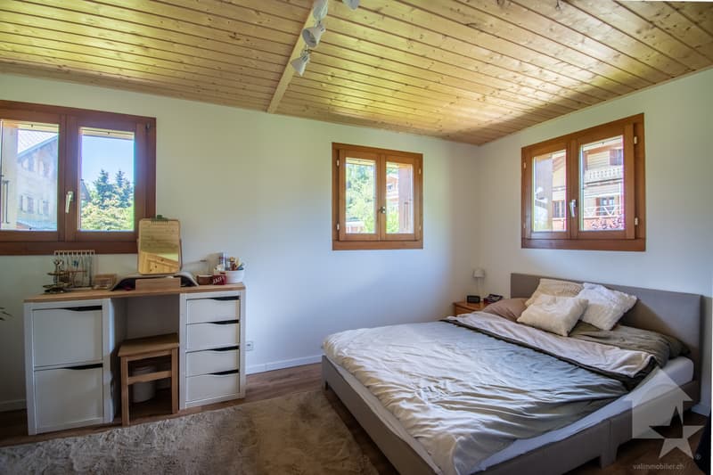 Semi-detached chalet on 3 levels, ideally located in Leysin (6)