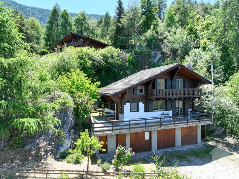 Meraviglioso chalet di carattere situato nei mayens di Saxon (2)