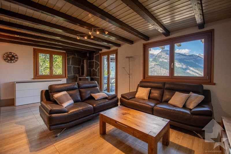 Meraviglioso chalet di carattere situato nei mayens di Saxon (6)