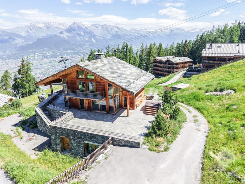 Magnifique chalet de grand standing directement sur les pistes de ski (1)