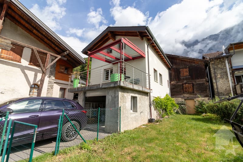 Schönes Einfamilienhaus mit Rasen und Garage (2)