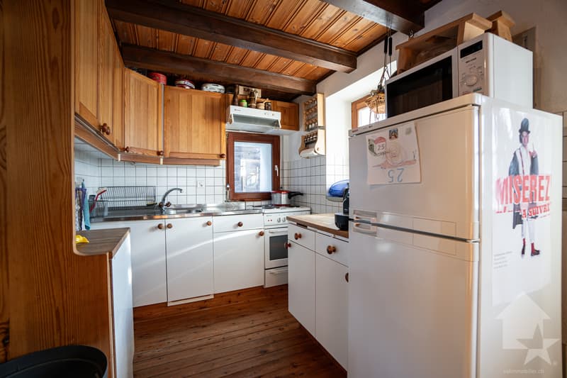 Chalet comprenant deux duplex indépendants avec grange aménageable (5)