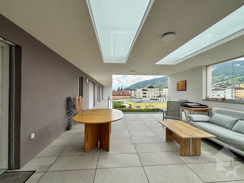 Magnifique appartement avec vue dégagée sur les Alpes (10)